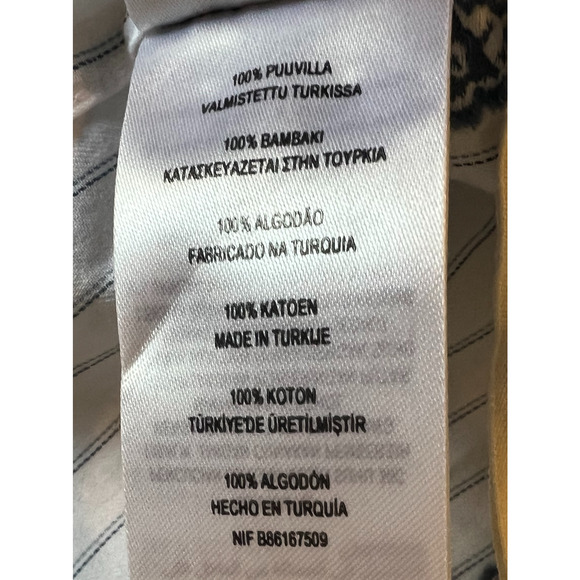 Ted Baker Shirt Mens Size 2XL White Blue Floral Long Sleeve Button Up Collar NWT - Picture 10 of 16